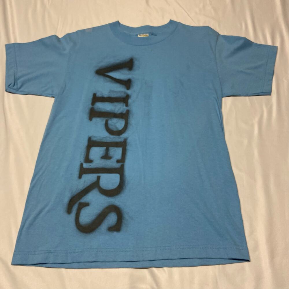 Alstyle Apparel & Activewear T Shirt Vipers Youth XL Light Blue 100% Cotton
